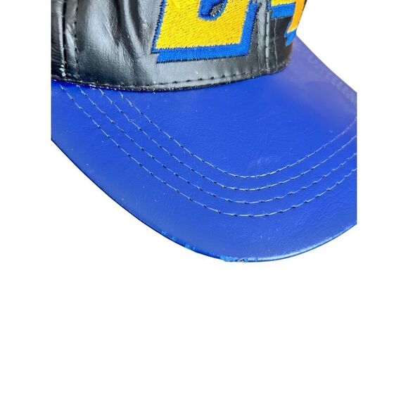 NWT Jeff Gordon #24 NASCAR Dupont Racing LEATHER HAT made in USA - Picture 6 of 9